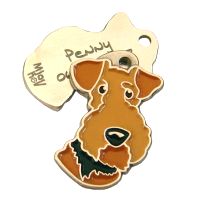 hundemarke mit gravur - airedale 4.jpg Hundemarken MjavHov - Hundemarke, Hundemarken online, Hundemarken mit gravur, gravierte Hundemarken, Hundeanhänger, Anhänger mit gravur, Hundezubehöer, Rassen Hundemarke, Tieranhänger